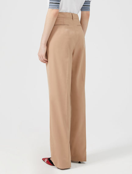 Pantaloni ampi in lana