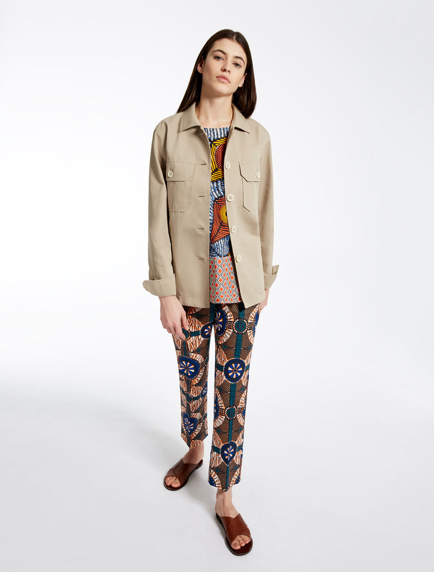 Cotton and linen jacket Weekend Maxmara Cotton and linen jacket Weekend Maxmara