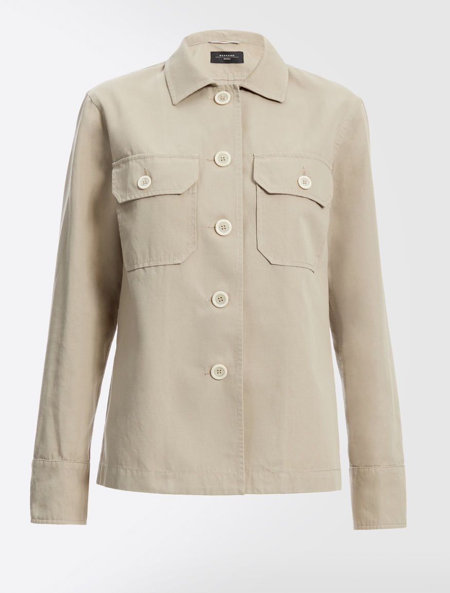Cotton and linen jacket Weekend Maxmara Cotton and linen jacket Weekend Maxmara