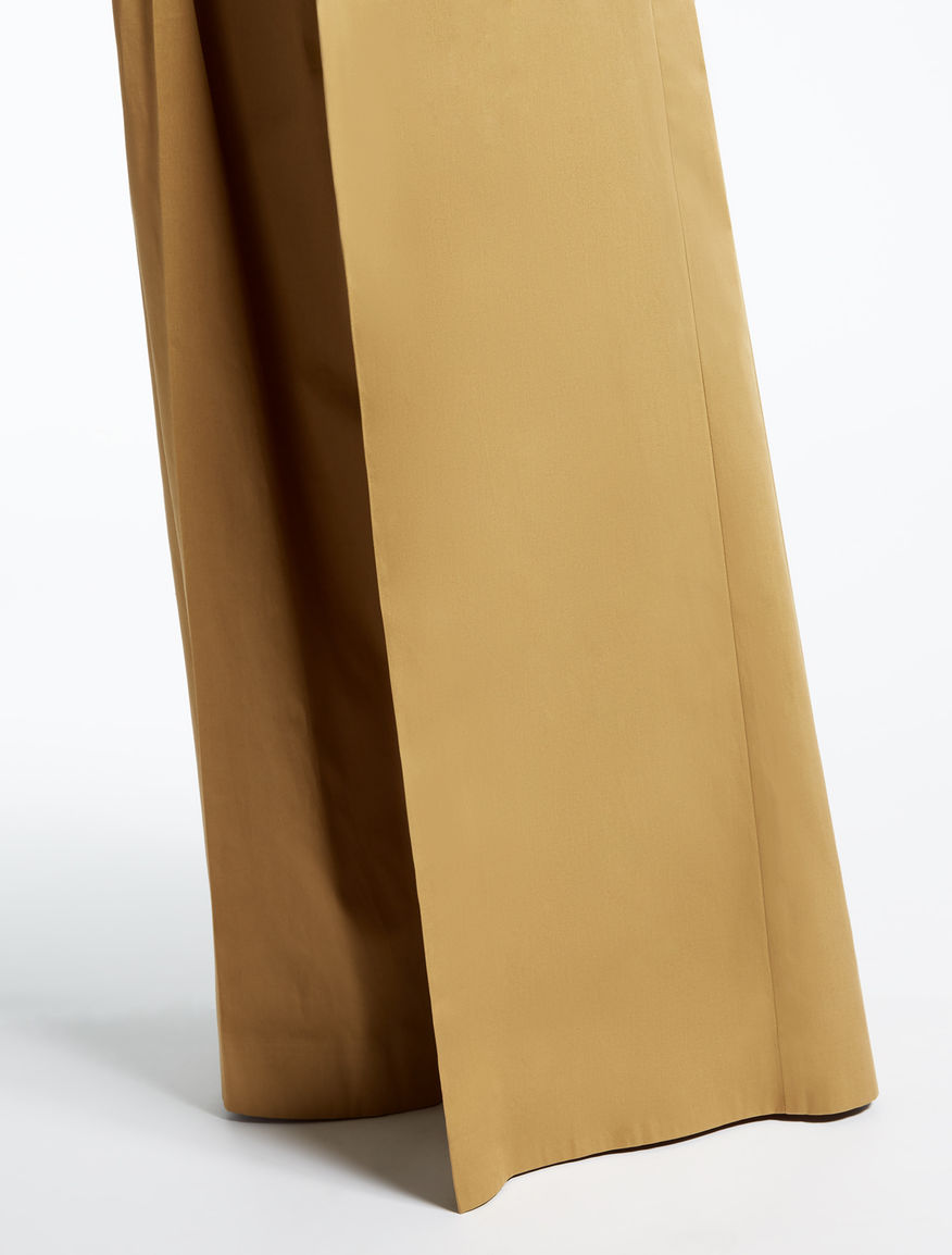 Cotton satin trousers Weekend Maxmara Cotton satin trousers Weekend Maxmara