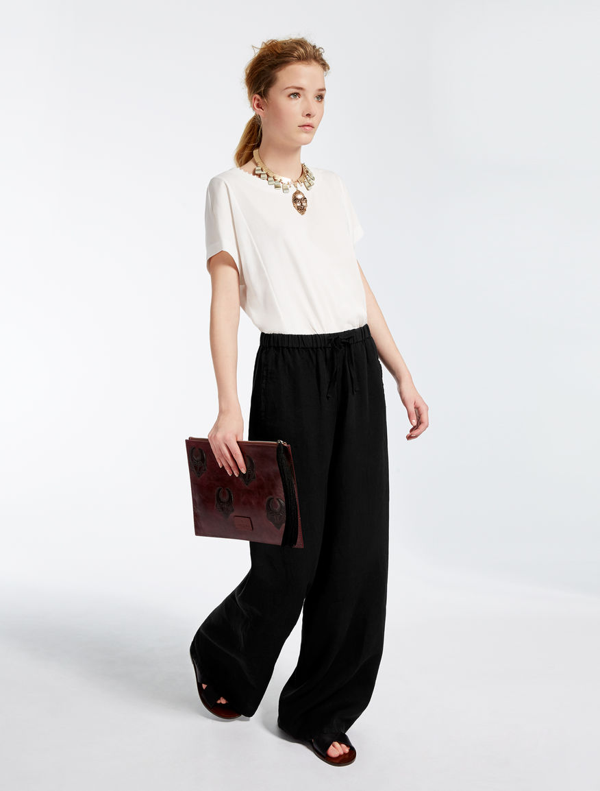 Pure linen trousers Weekend Maxmara Pure linen trousers Weekend Maxmara