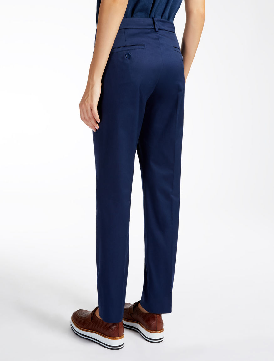 Cotton gabardine trousers Weekend Maxmara Cotton gabardine trousers Weekend Maxmara