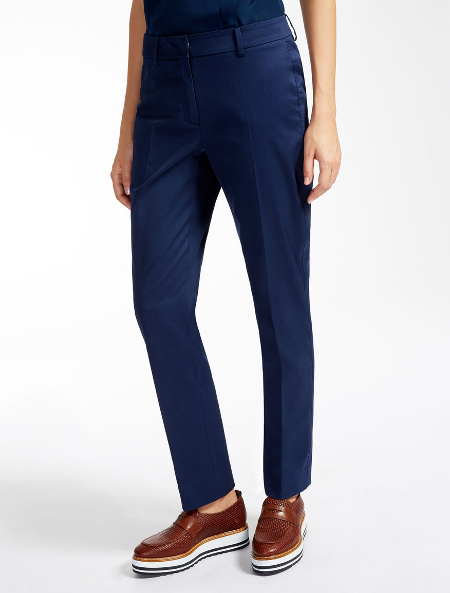 Cotton gabardine trousers Weekend Maxmara Cotton gabardine trousers Weekend Maxmara
