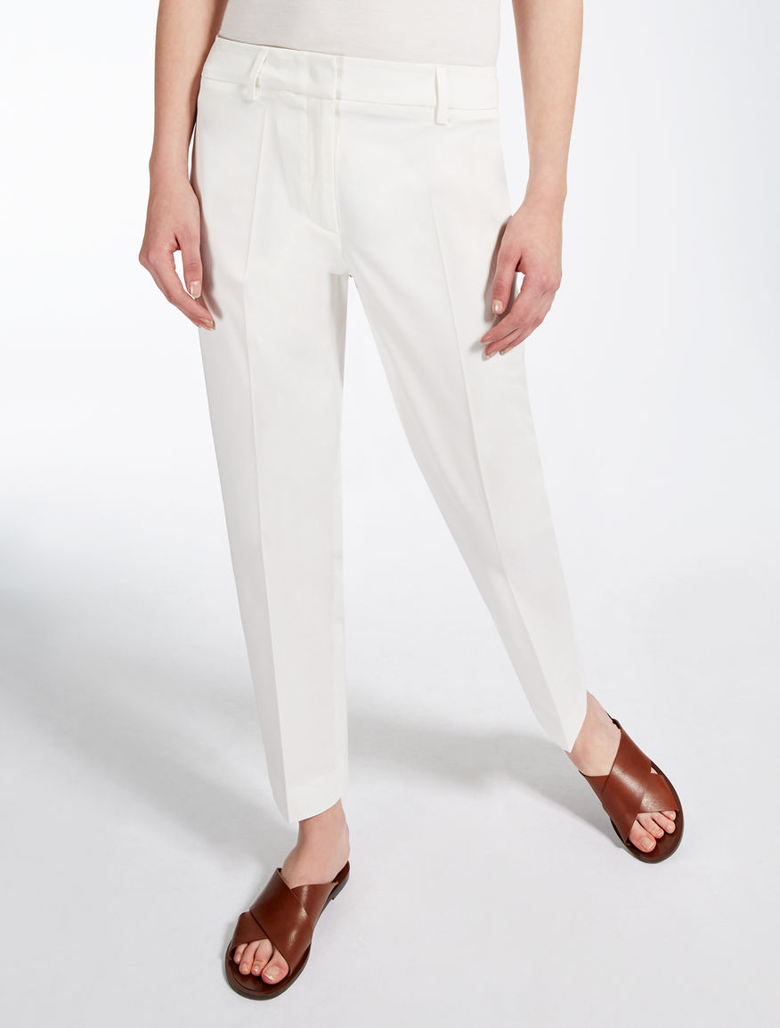 Stretch cotton trousers Weekend Maxmara Stretch cotton trousers Weekend Maxmara