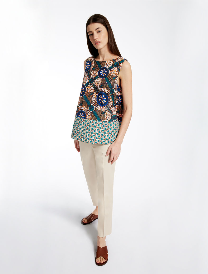 Stretch cotton trousers Weekend Maxmara Stretch cotton trousers Weekend Maxmara