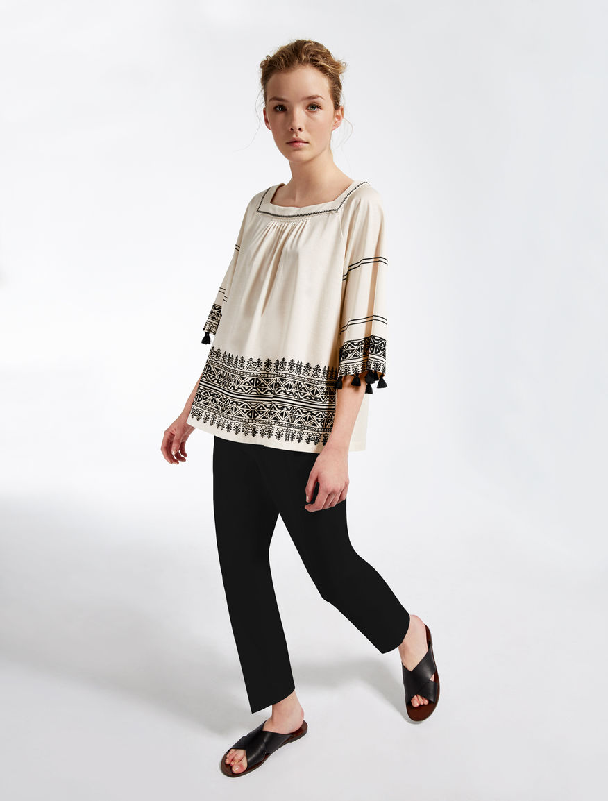 Stretch cotton trousers Weekend Maxmara Stretch cotton trousers Weekend Maxmara