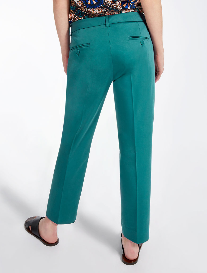 Cotton satin trousers Weekend Maxmara Cotton satin trousers Weekend Maxmara