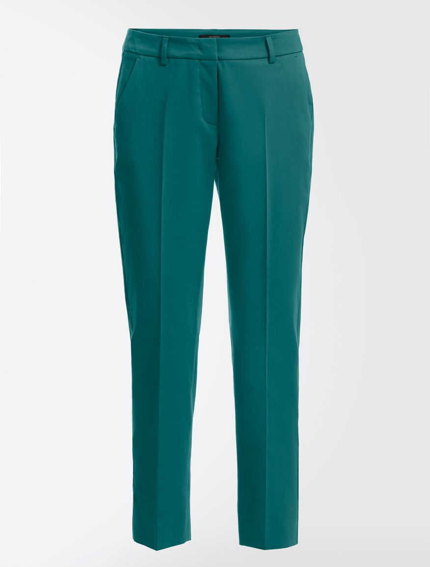 Cotton satin trousers Weekend Maxmara Cotton satin trousers Weekend Maxmara
