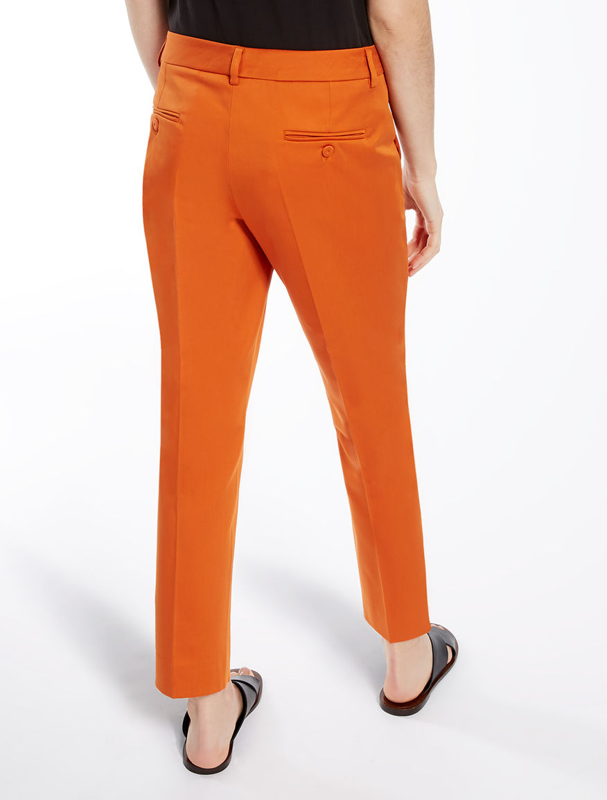 Cotton satin trousers Weekend Maxmara Cotton satin trousers Weekend Maxmara