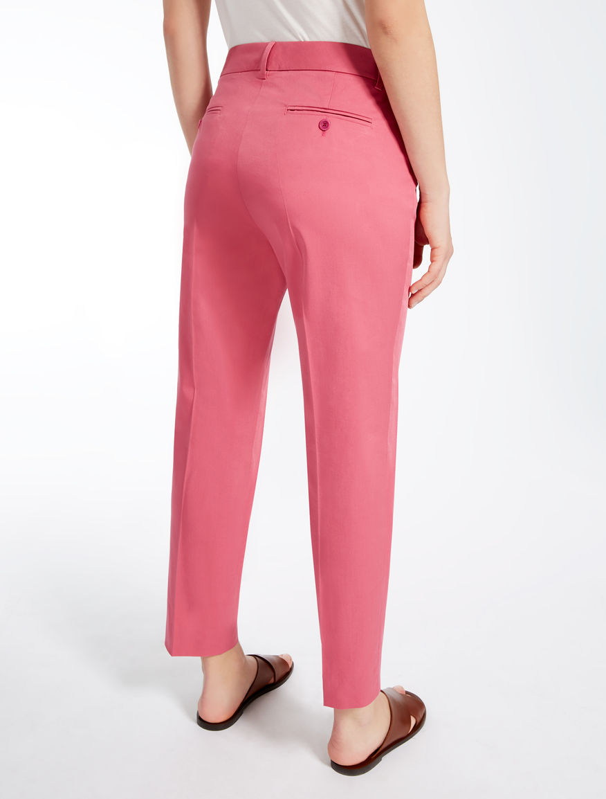 Cotton satin trousers Weekend Maxmara Cotton satin trousers Weekend Maxmara