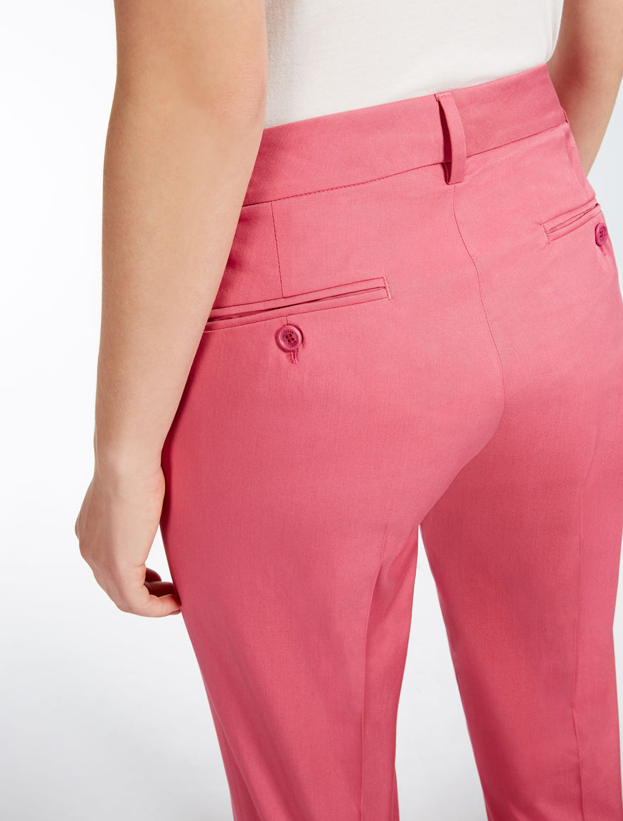 Cotton satin trousers Weekend Maxmara Cotton satin trousers Weekend Maxmara