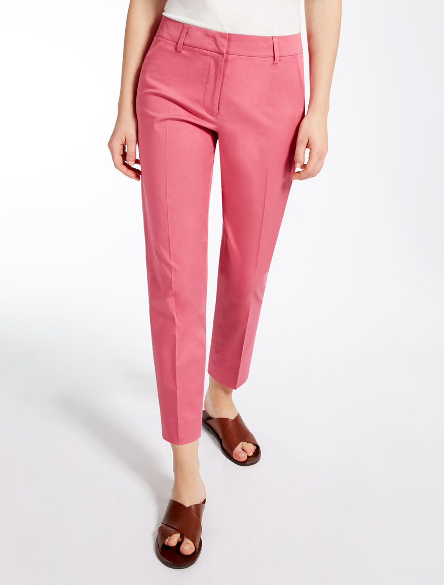 Cotton satin trousers Weekend Maxmara Cotton satin trousers Weekend Maxmara