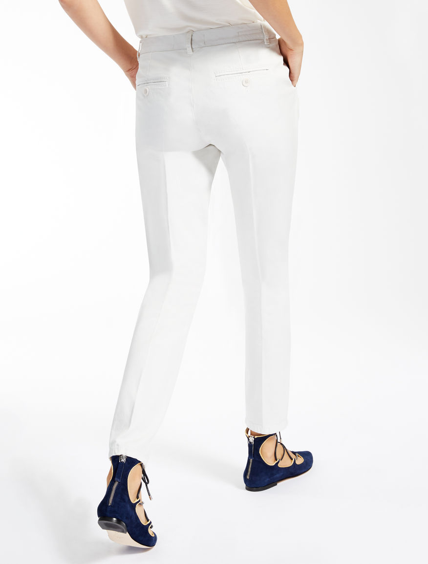 Stretch cotton trousers Weekend Maxmara Stretch cotton trousers Weekend Maxmara
