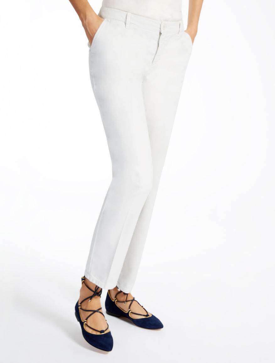 Stretch cotton trousers Weekend Maxmara Stretch cotton trousers Weekend Maxmara