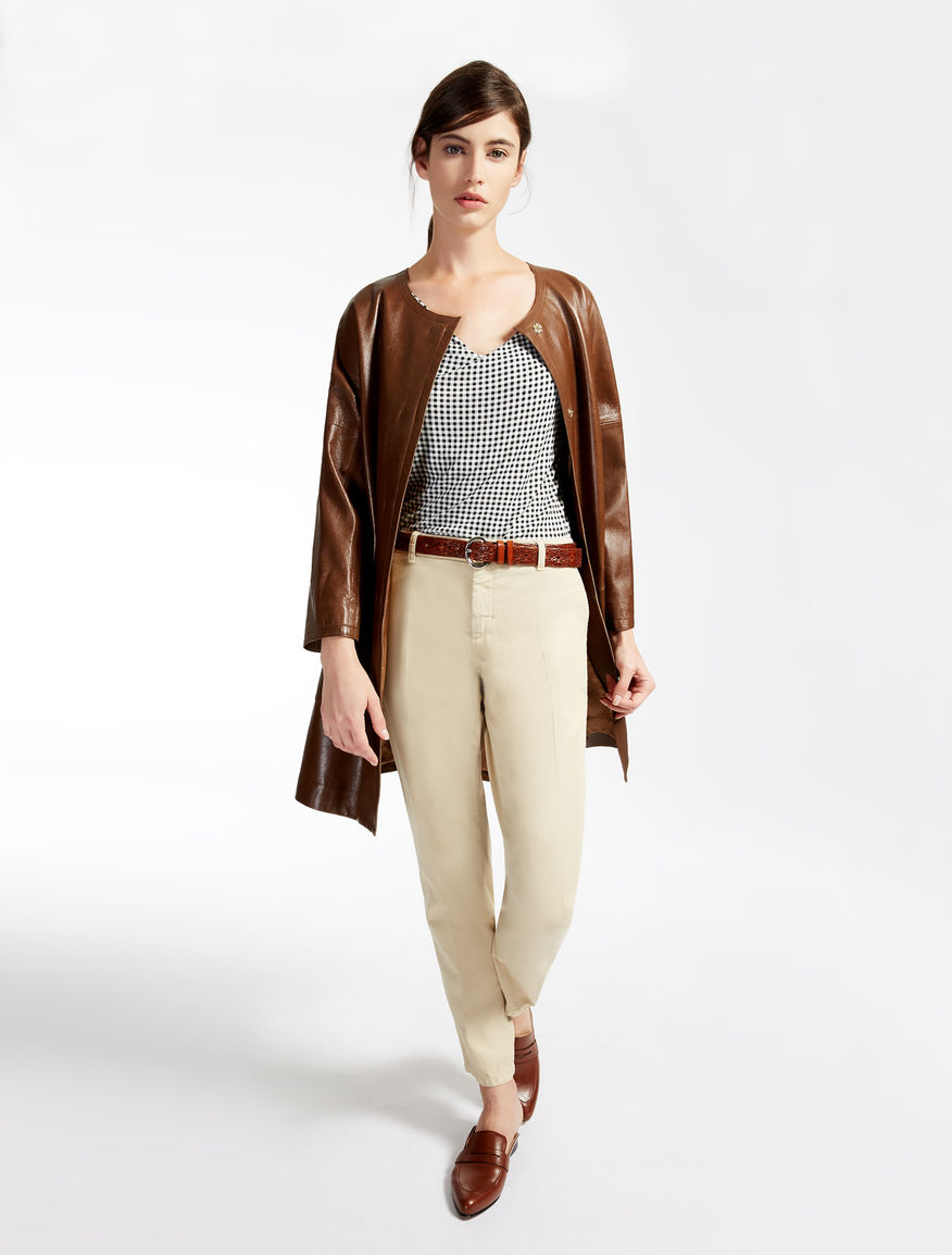Stretch cotton trousers Weekend Maxmara Stretch cotton trousers Weekend Maxmara