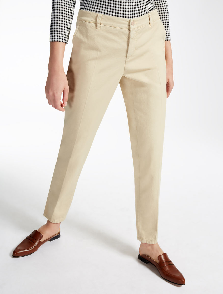 Stretch cotton trousers Weekend Maxmara Stretch cotton trousers Weekend Maxmara