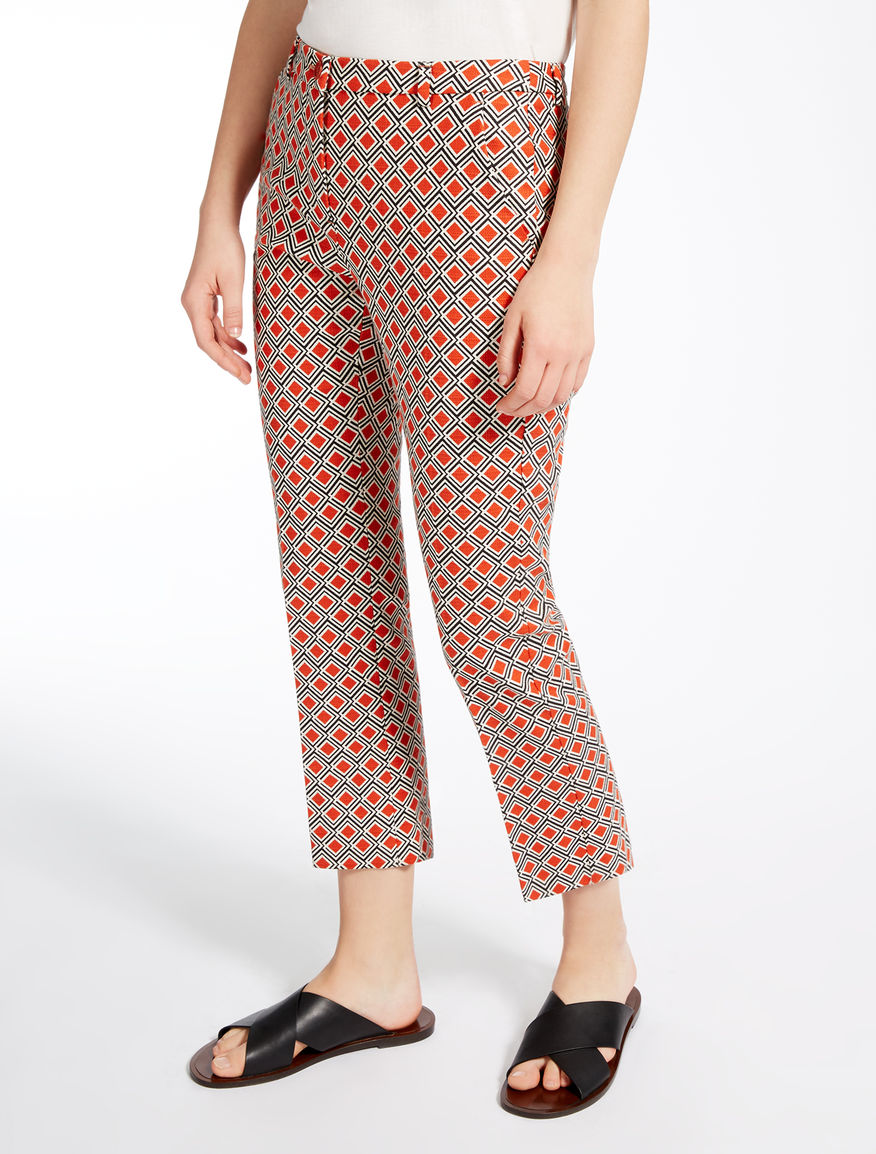 Stretch cotton trousers Weekend Maxmara Stretch cotton trousers Weekend Maxmara