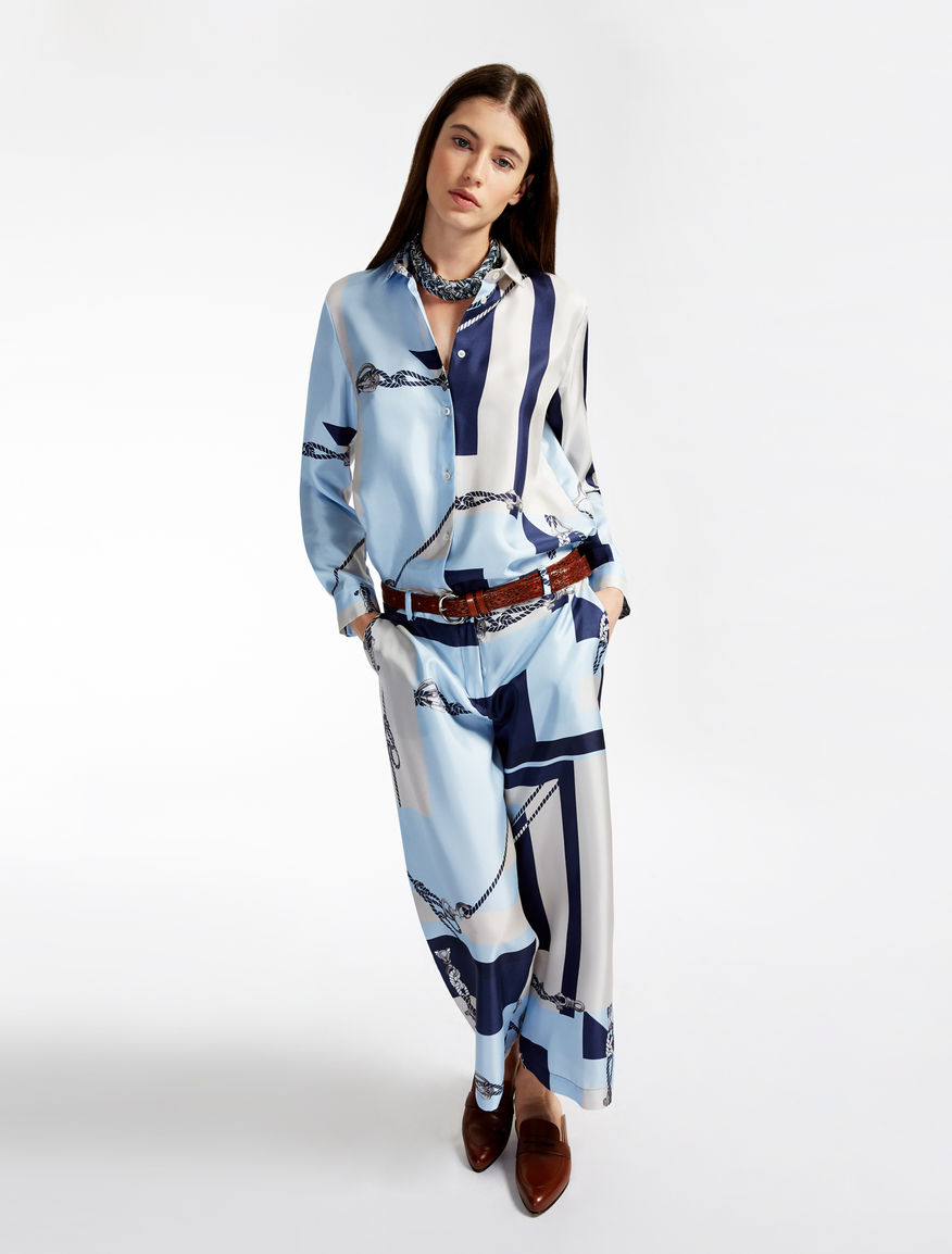 Silk trousers Weekend Maxmara Silk trousers Weekend Maxmara