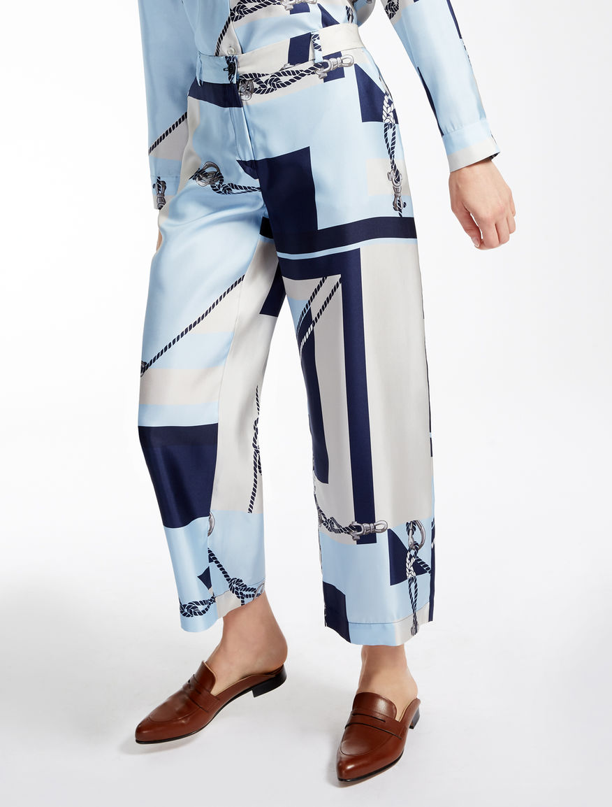 Silk trousers Weekend Maxmara Silk trousers Weekend Maxmara