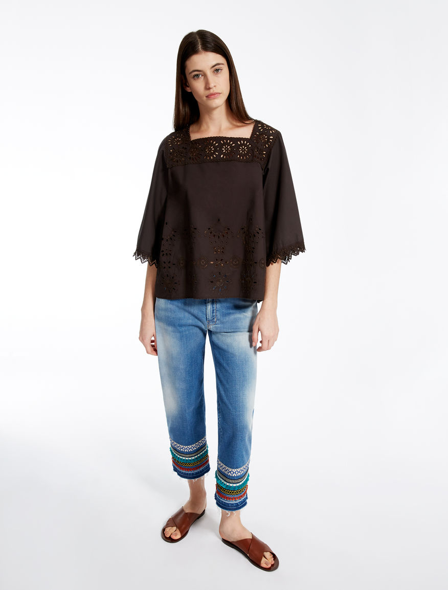 Cotton poplin blouse Weekend Maxmara Cotton poplin blouse Weekend Maxmara