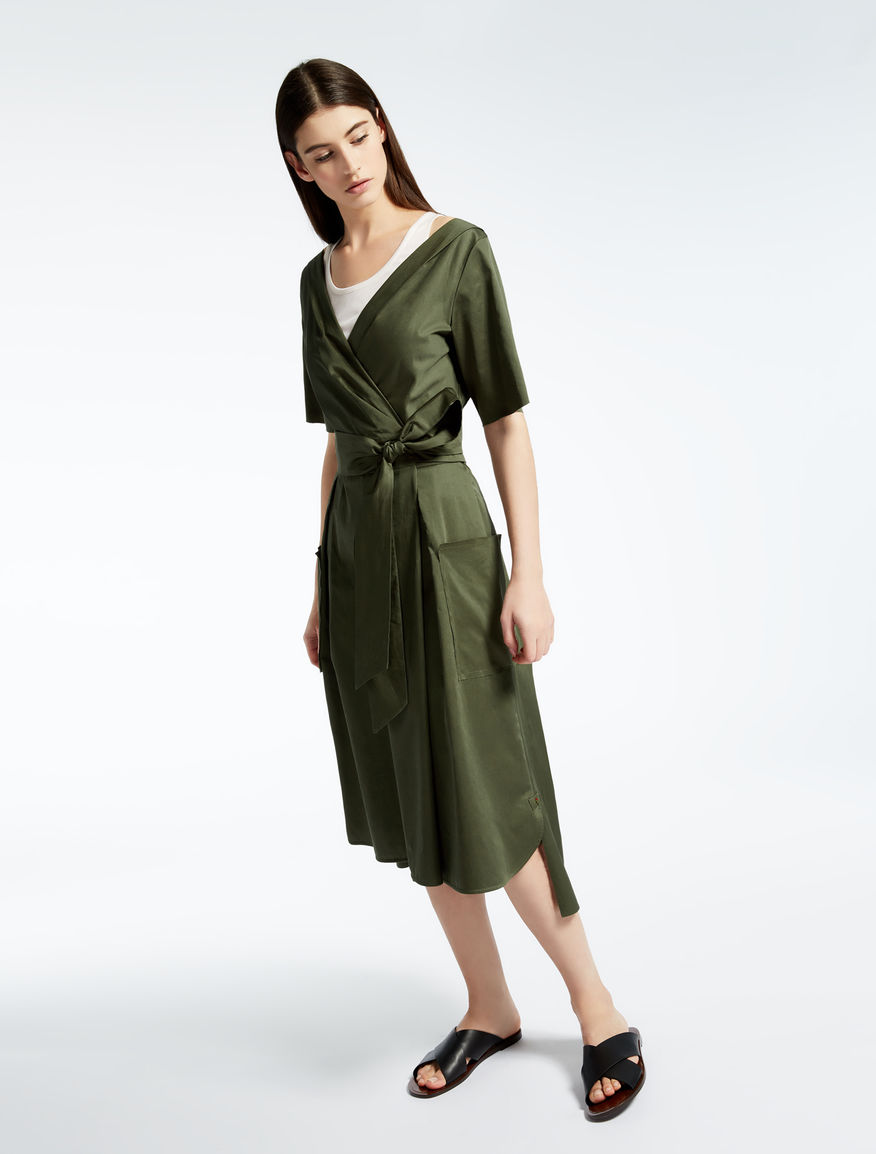 Cotton satin dress Weekend Maxmara Cotton satin dress Weekend Maxmara