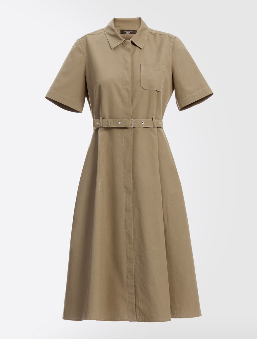 Cotton and linen dress Weekend Maxmara Cotton and linen dress Weekend Maxmara