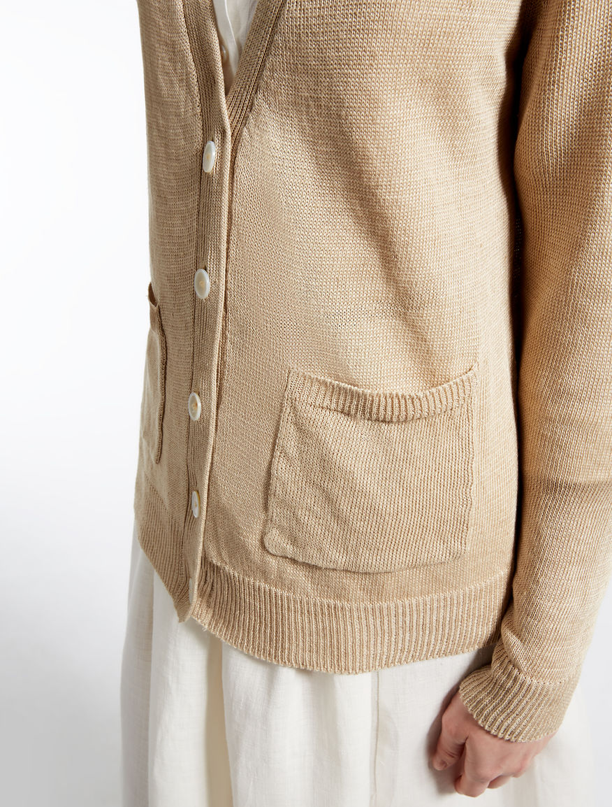 Linen cardigan Weekend Maxmara Linen cardigan Weekend Maxmara
