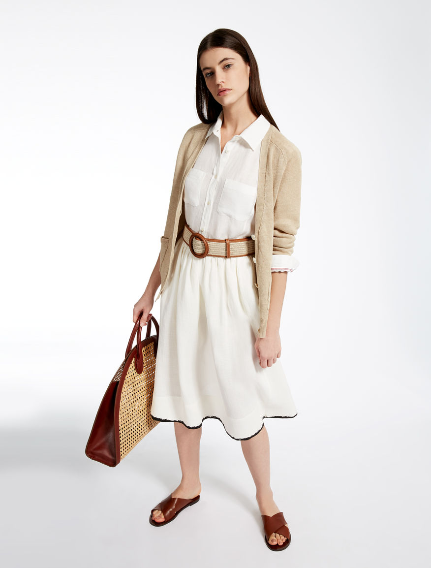 Linen cardigan Weekend Maxmara Linen cardigan Weekend Maxmara