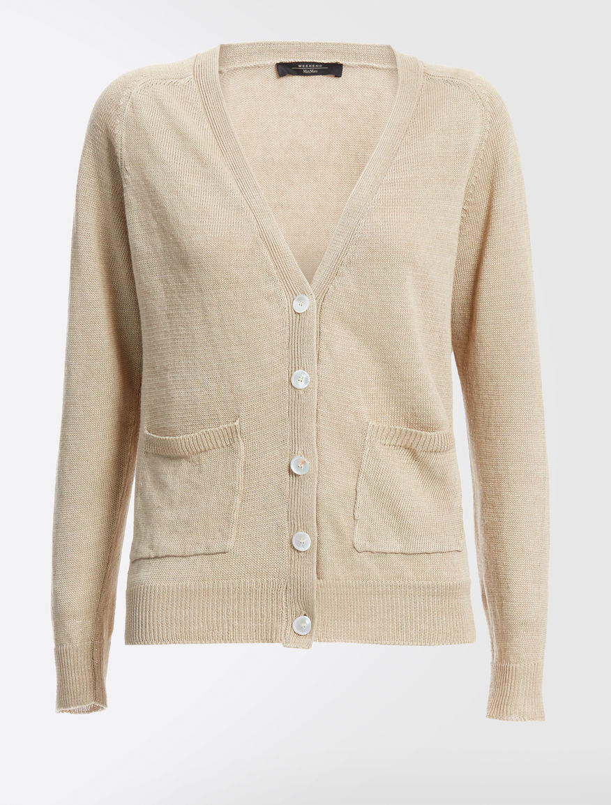 Linen cardigan Weekend Maxmara Linen cardigan Weekend Maxmara