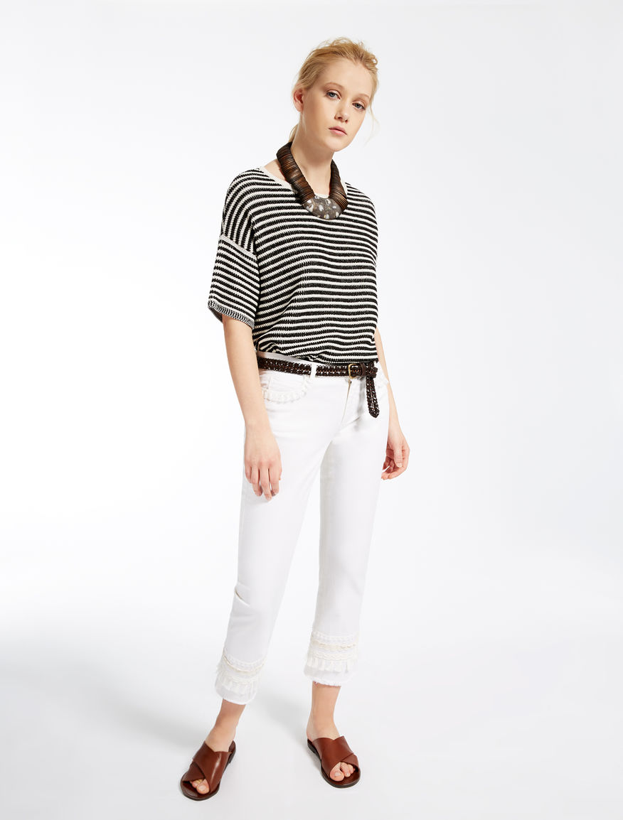 Cotton and linen sweater Weekend Maxmara Cotton and linen sweater Weekend Maxmara