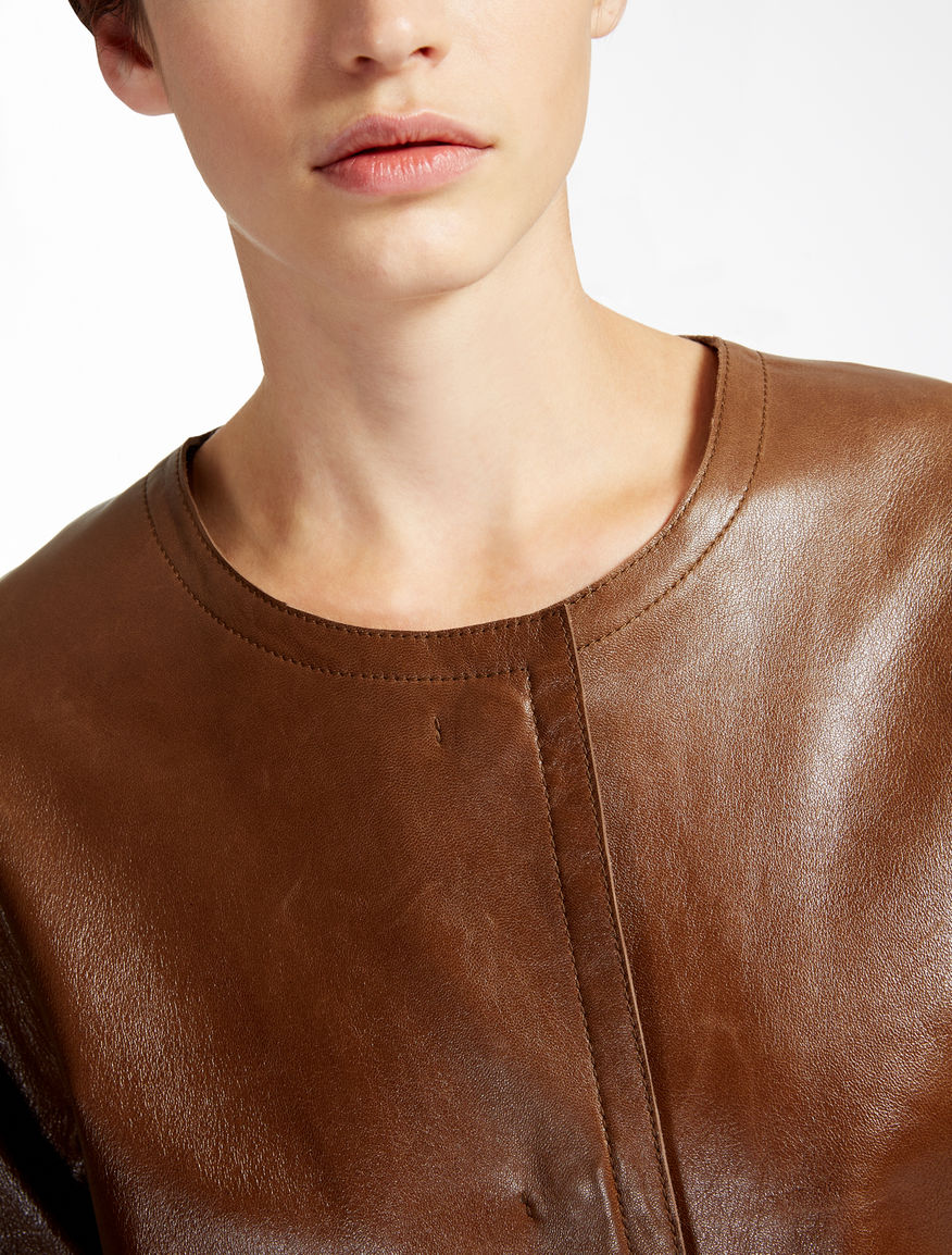 Leather coat Weekend Maxmara Leather coat Weekend Maxmara