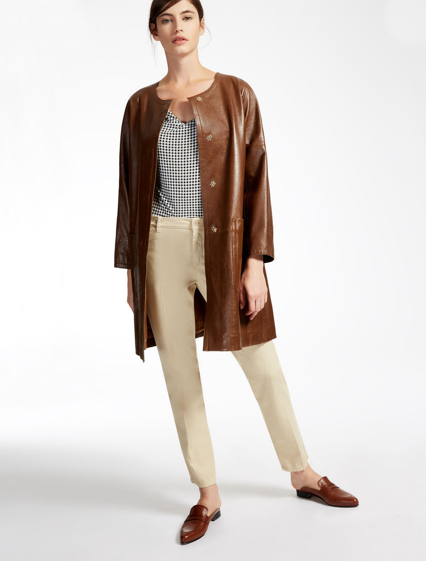 Leather coat Weekend Maxmara Leather coat Weekend Maxmara