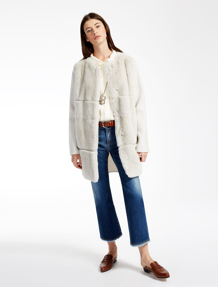 Rabbit and wool coat Weekend Maxmara Rabbit and wool coat Weekend Maxmara