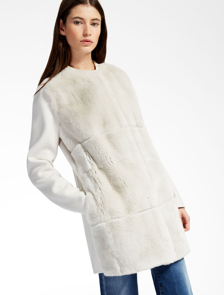 Rabbit and wool coat Weekend Maxmara Rabbit and wool coat Weekend Maxmara