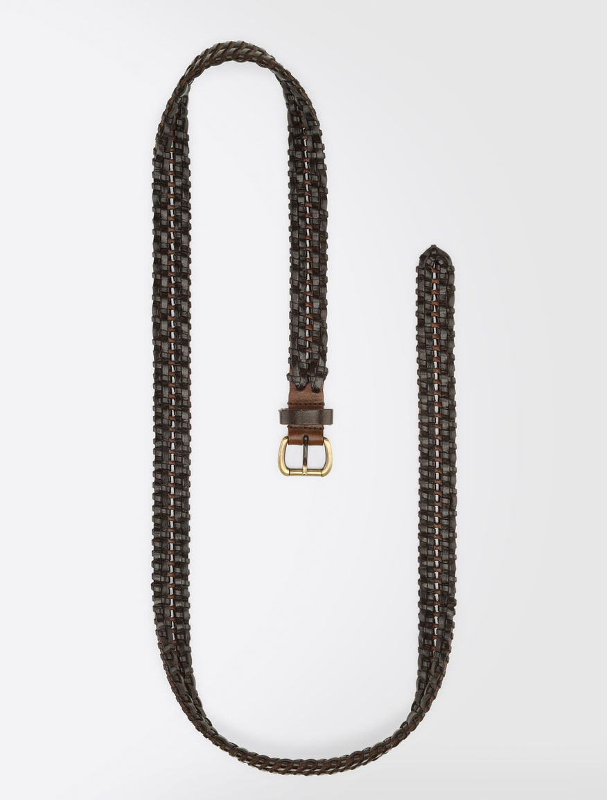 Woven leather belt Weekend Maxmara Woven leather belt Weekend Maxmara