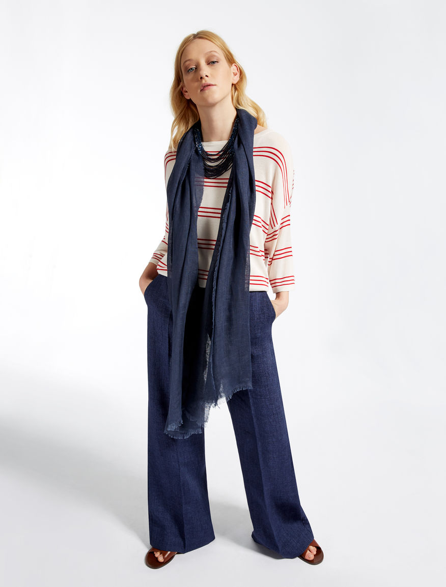 Linen stole Weekend Maxmara Linen stole Weekend Maxmara