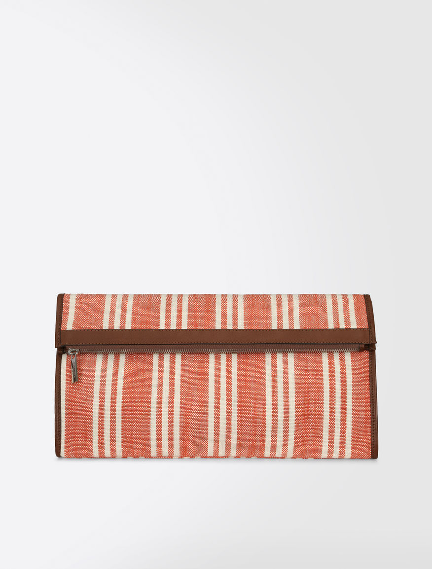 Striped basketweave clutch Weekend Maxmara Striped basketweave clutch Weekend Maxmara