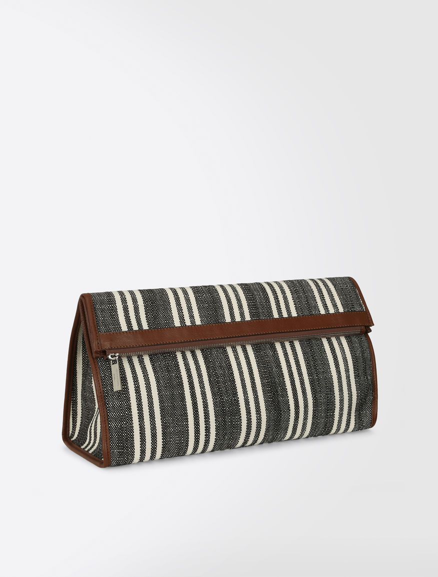 Striped basketweave clutch Weekend Maxmara Striped basketweave clutch Weekend Maxmara