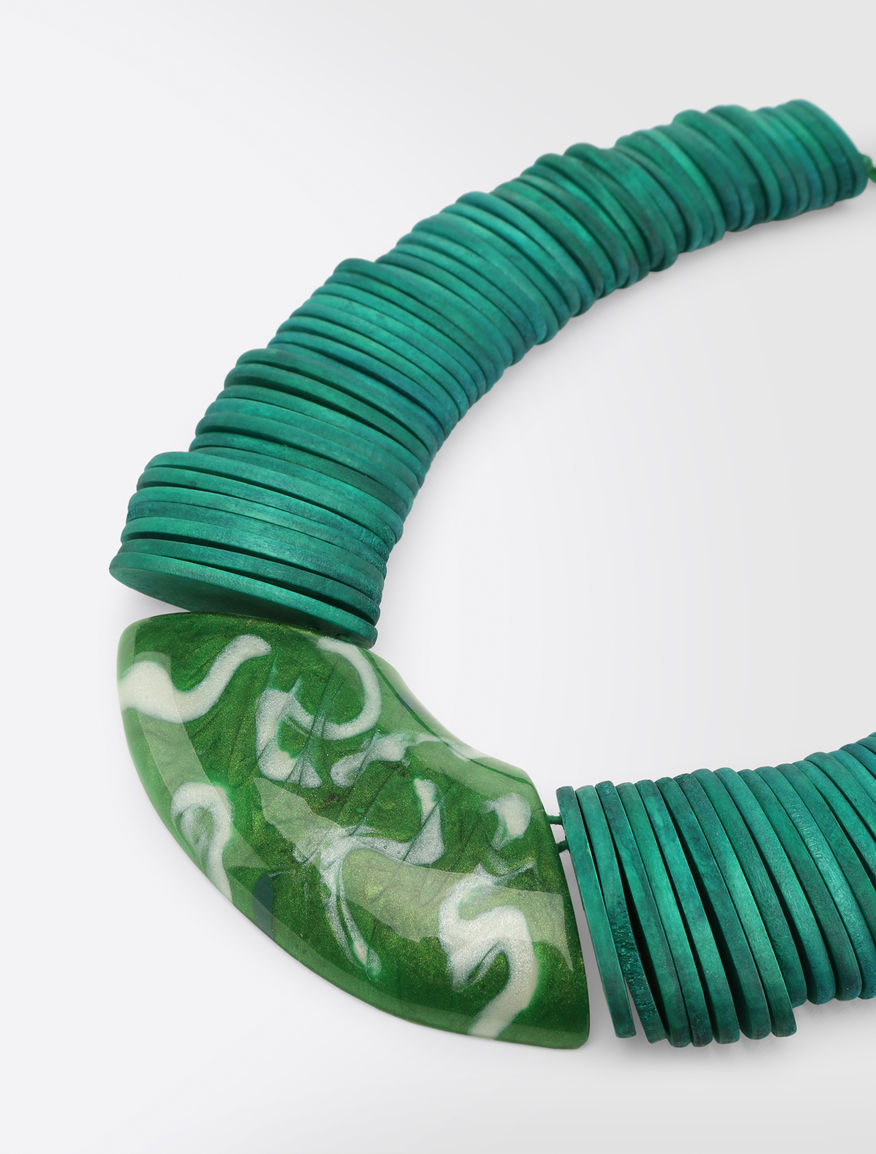 Resin and wood necklace Weekend Maxmara Resin and wood necklace Weekend Maxmara