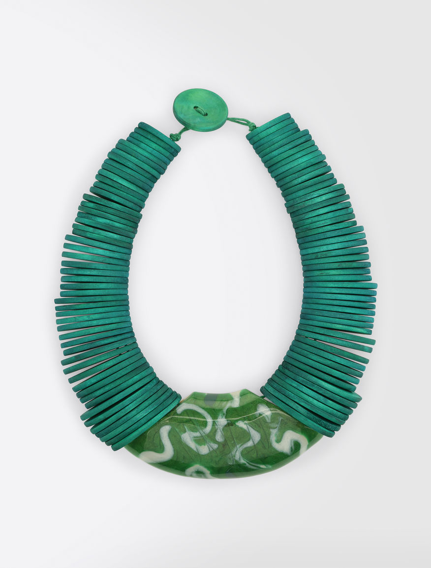 Resin and wood necklace Weekend Maxmara Resin and wood necklace Weekend Maxmara