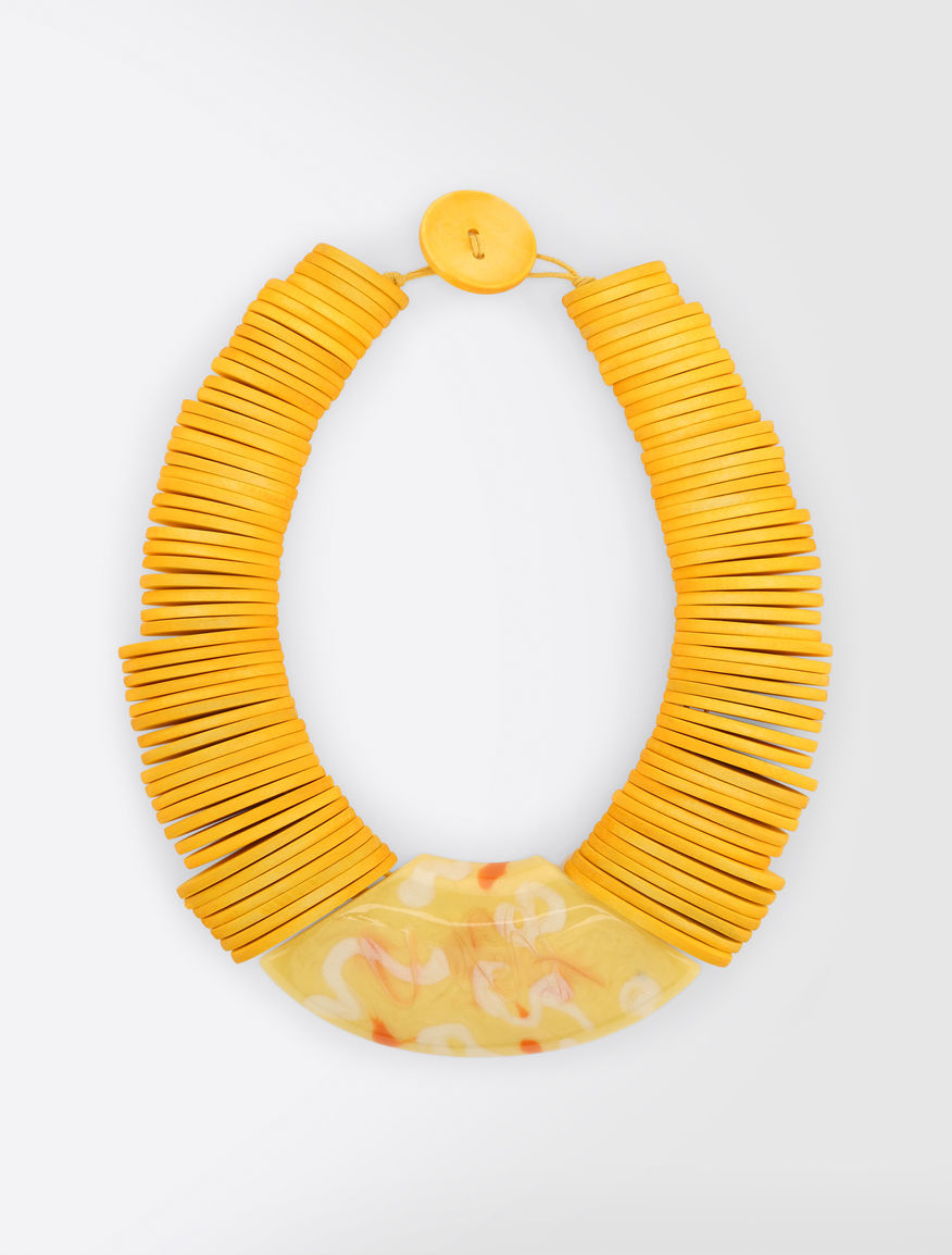 Resin and wood necklace Weekend Maxmara Resin and wood necklace Weekend Maxmara