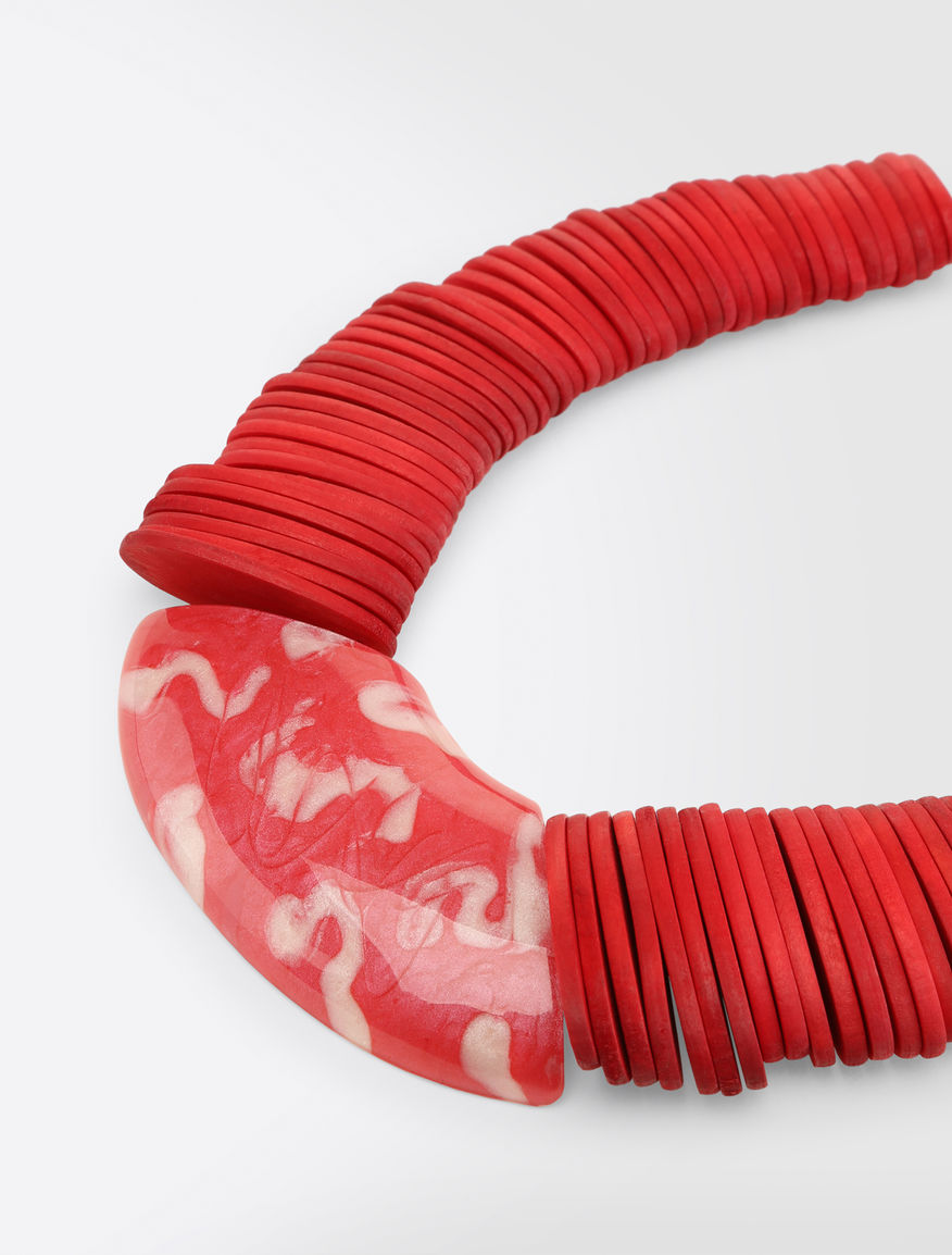 Resin and wood necklace Weekend Maxmara Resin and wood necklace Weekend Maxmara