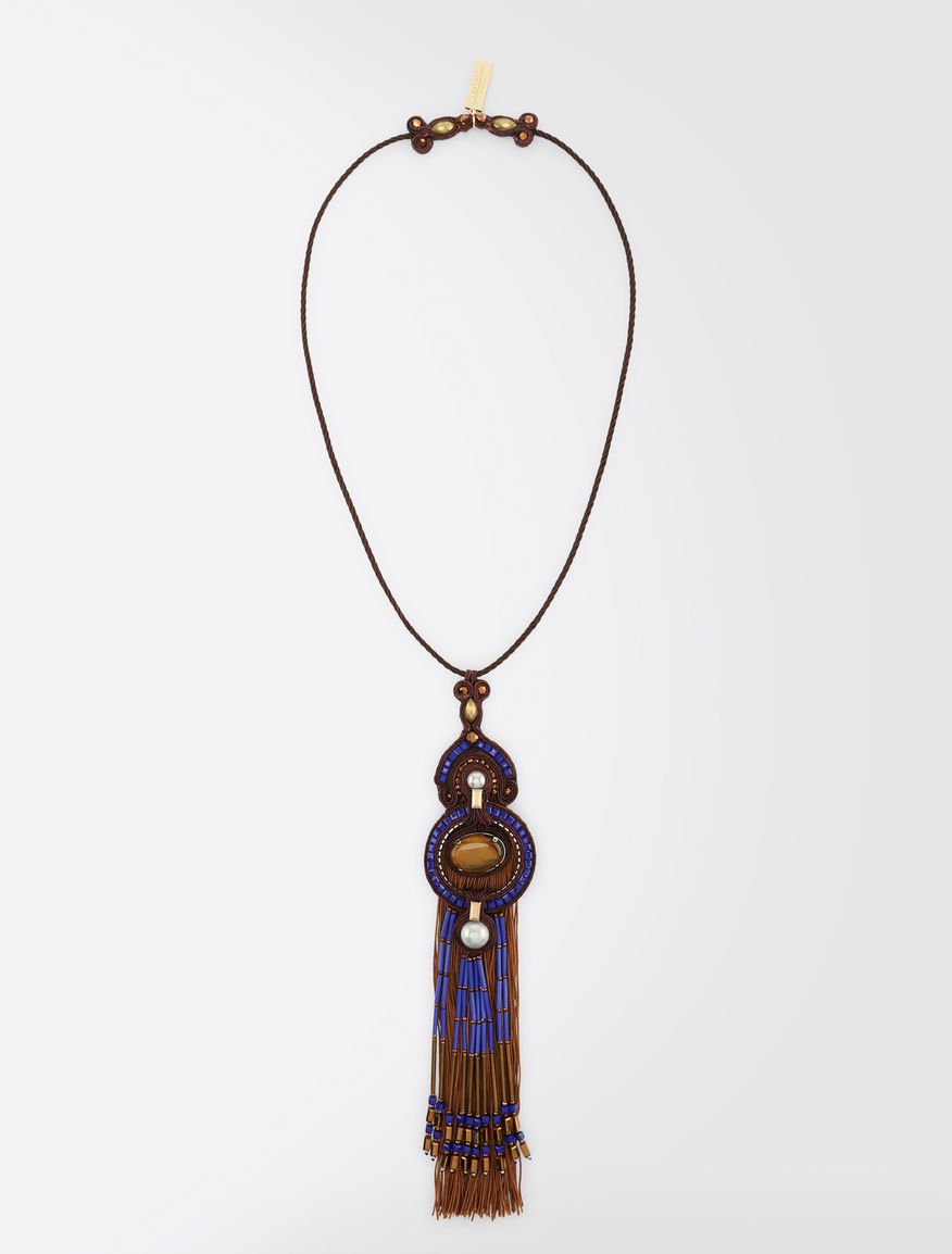 Cord necklace with charm Weekend Maxmara Cord necklace with charm Weekend Maxmara