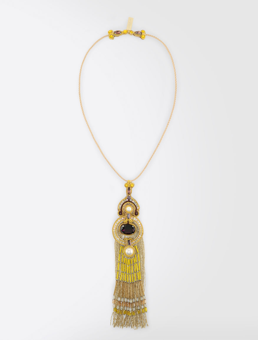 Cord necklace with charm Weekend Maxmara Cord necklace with charm Weekend Maxmara