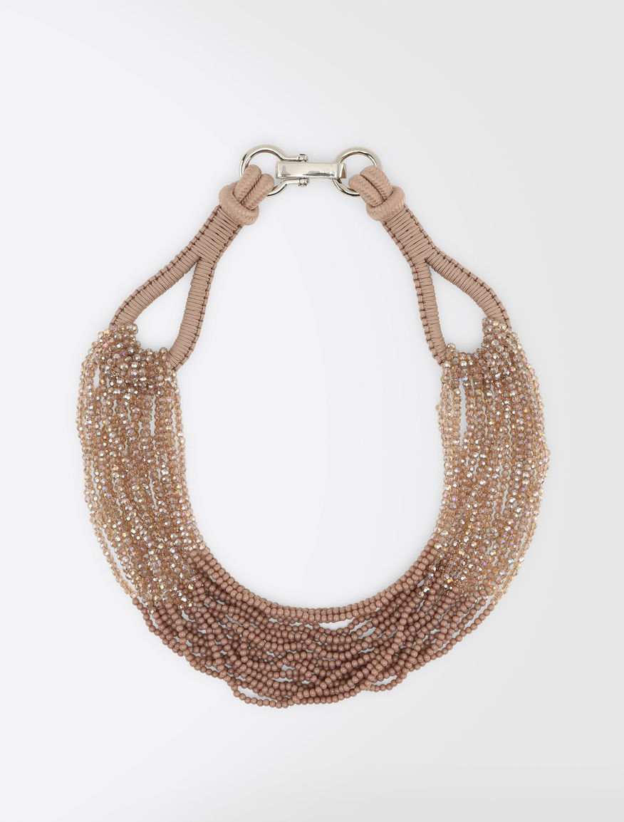 Cord and rhinestone necklace Weekend Maxmara Cord and rhinestone necklace Weekend Maxmara