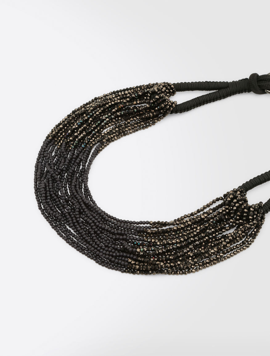 Cord and rhinestone necklace Weekend Maxmara Cord and rhinestone necklace Weekend Maxmara