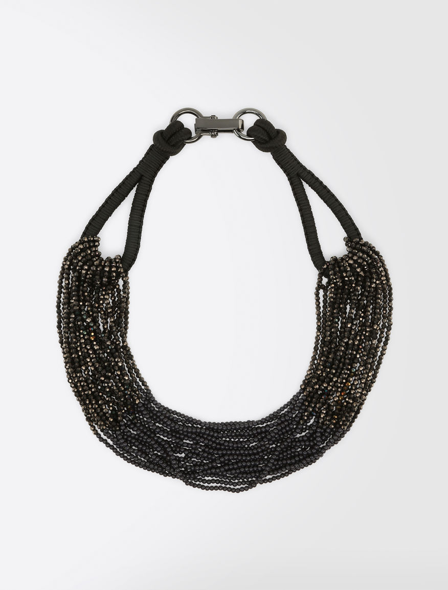 Cord and rhinestone necklace Weekend Maxmara Cord and rhinestone necklace Weekend Maxmara