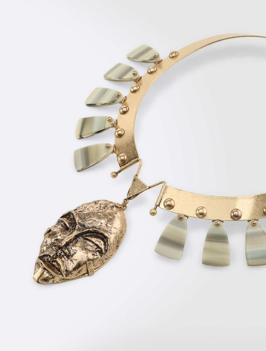 Metal and mother-of-pearl necklace Weekend Maxmara Metal and mother-of-pearl necklace Weekend Maxmara