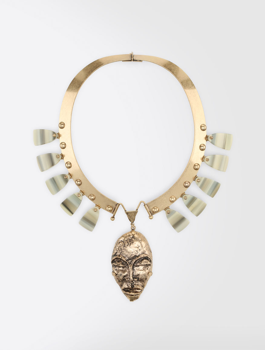 Metal and mother-of-pearl necklace Weekend Maxmara Metal and mother-of-pearl necklace Weekend Maxmara