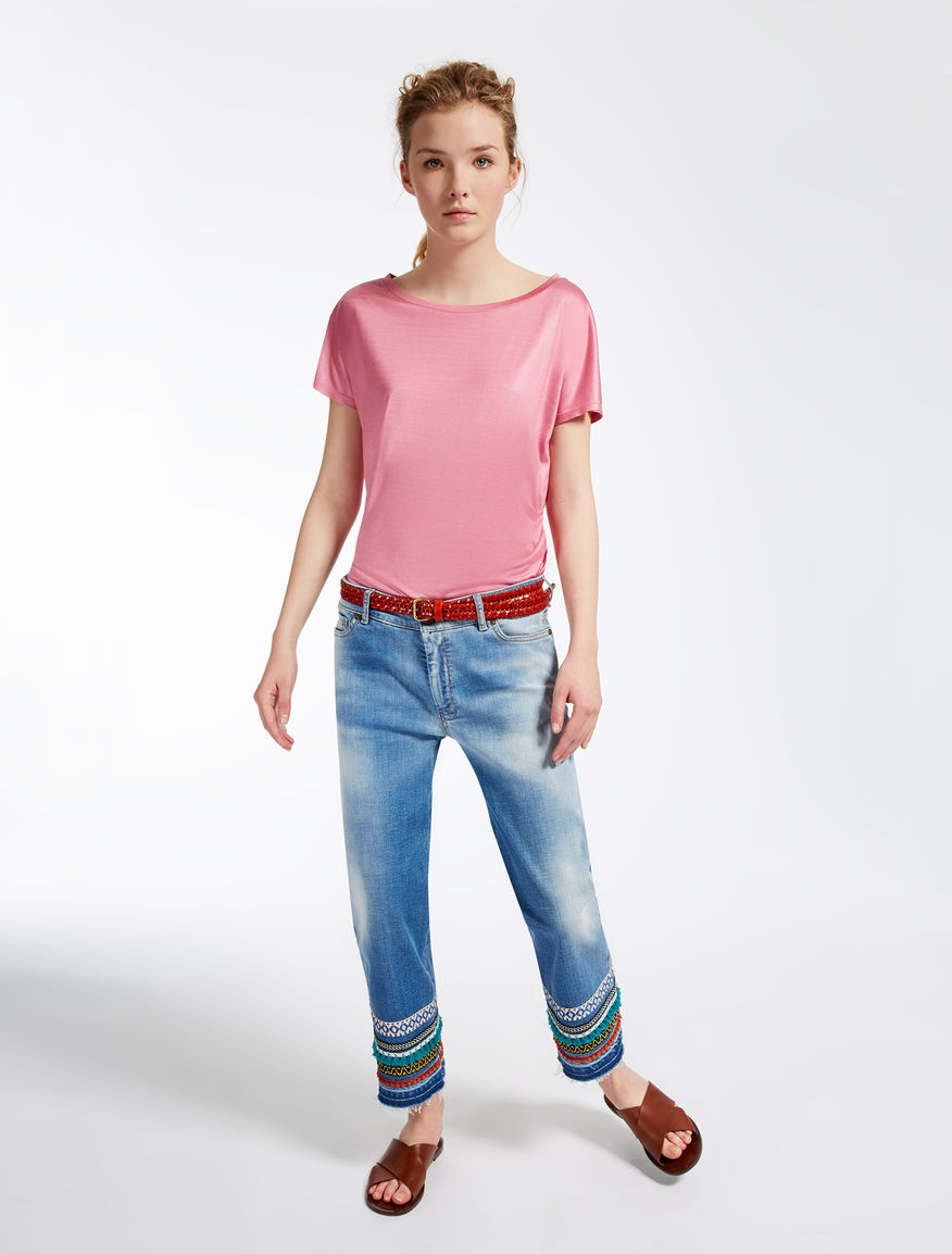 Silk jersey T-shirt Weekend Maxmara Silk jersey T-shirt Weekend Maxmara